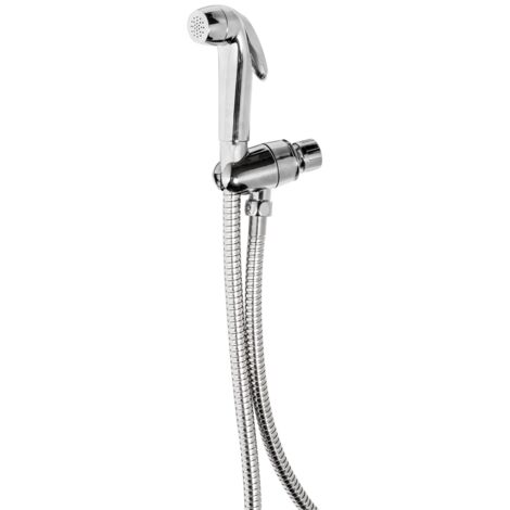 Idroscopino doccetta stondata cromo con idrogetto mod. Shataff