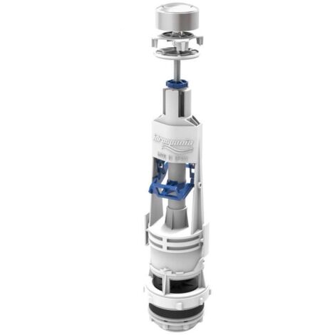 IDROSPANIA descargador interruptor c/base m.loja , Descargador Interrumpible pulsador con base modelo Loja Para cisterna baja Montaje fácil sin herramientas Ahorro de a