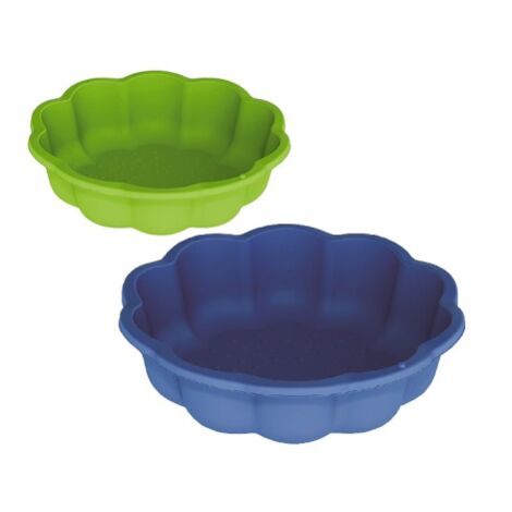 Idroweb – Bac à sable en plastique 57 litres – Dimensions 76 x 20,5 cm – Couleurs assorties – Pour jeux d'extérieur créatifs