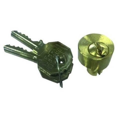 Idroweb – Cylindre de serrure en laiton 25mm – Longueur 22,5mm – Sécurité renforcée – Compatible avec serrures standard