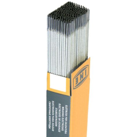 Idroweb – Électrodes enrobées rutile 3,2 x 350 mm – Lot de 175 pièces – Soudure à l'arc sur acier 4 à 8 mm – Faible projection