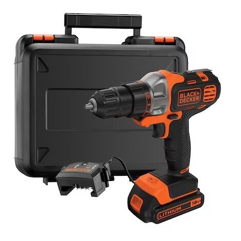 Idroweb – Perceuse-visseuse 18V avec 1 batterie 1,5Ah – Moteur Brushless – Couple 21Nm pour perçage bois et acier – Coffret inclus - MT218S1A-QW
