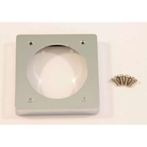 IDS ARCHIMODULE cornice distanziale per rosone 1 foro (83x83mm) cromo