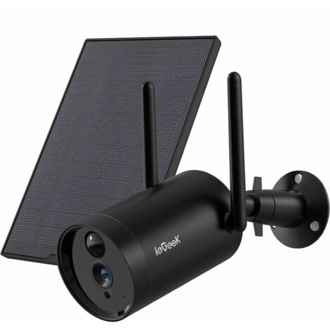 ieGeek 1080P Überwachungskamera Aussen WLAN Kamera Akku 10400mAh WiFi Kamera Nachtsicht , 2-Wege Audio, SD-Kartenslot,Cloud-Speicher,Outdoor IP66
