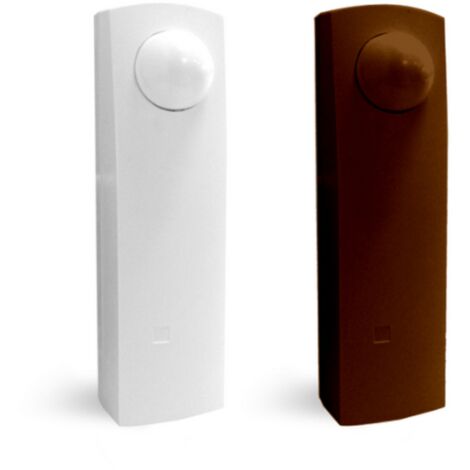 IF 800/TM Zweiwege-Infrarot-Funksensor - automatisches Schlaf-/Wachsystem - Vorhangeffekt - Farbe dunkelbraun - 868 MHz
