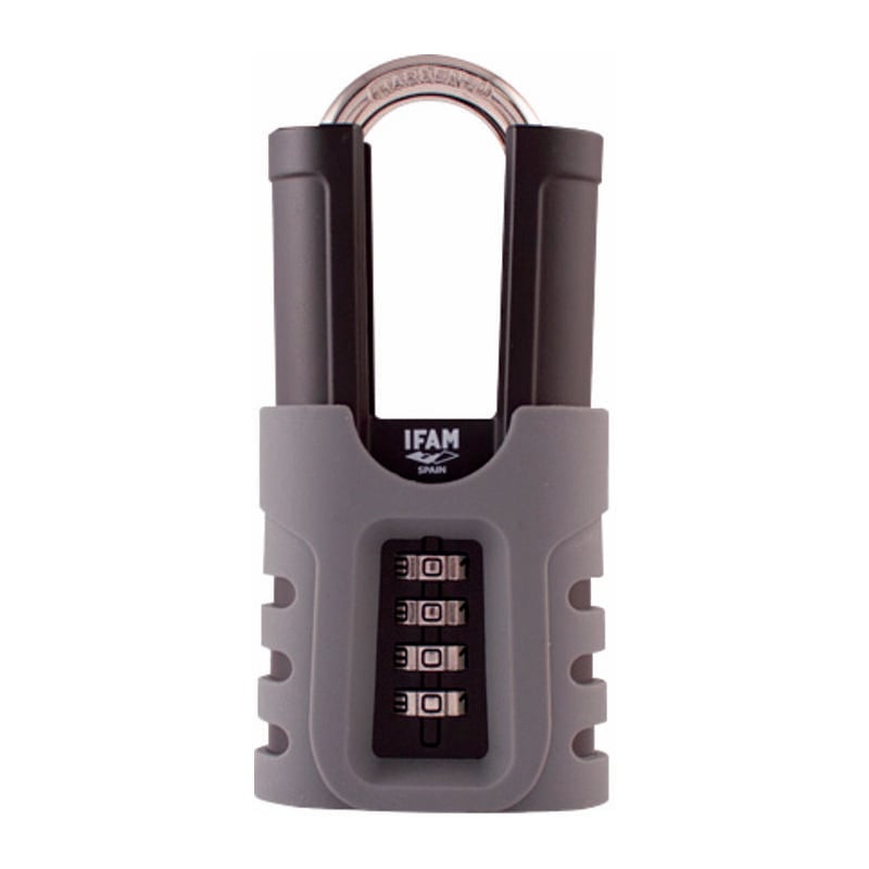 Cadenas à code - Black Force Ifam 4 chiffres