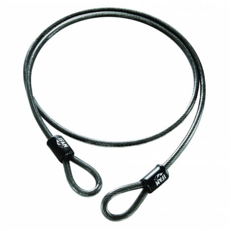 IFAM Câble antivol pour bicyclette, Modèle XL200, Acier galvanisé, Longueur 2MTS, Compatible avec les cadenas, Diamètre 10 mm, Protection et sécurité