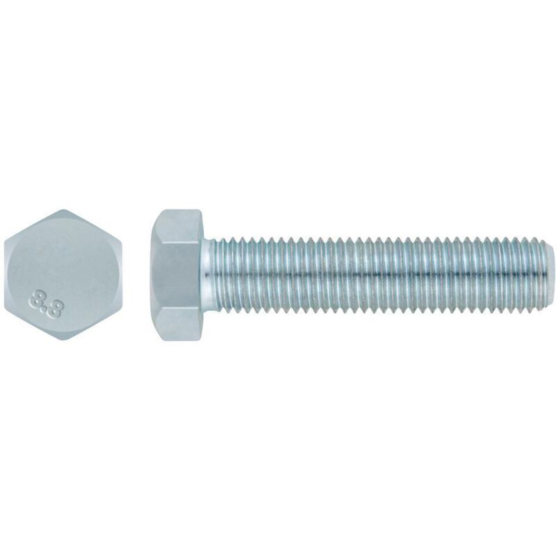 Chavesbao - tornillo hexagonal din 933 8.8 zinc. 12x25 caja 100