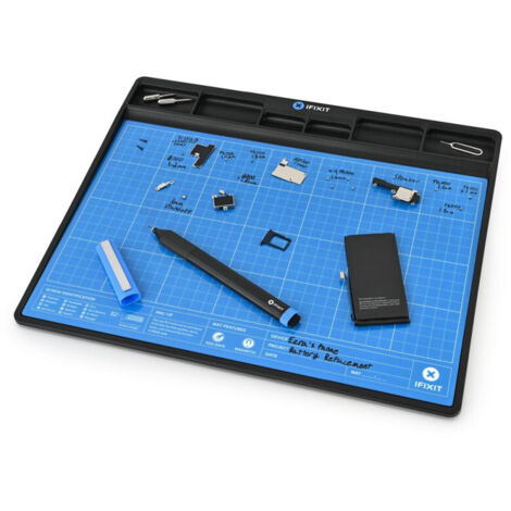 iFixit FixMat alfombrilla magnética negra 25x30 cm
