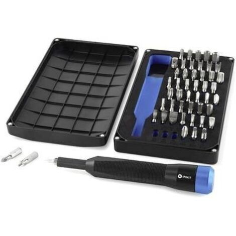 iFixit  Mahi Driver Kit EU145391 Kit inserti 48 parti Taglio, Croce Phillips, Brugola interna, Croce Pozidriv, Spanner,