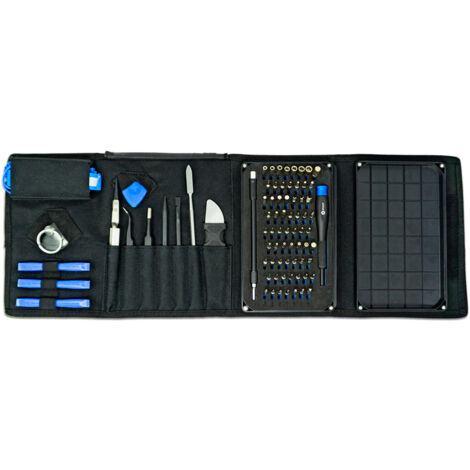 iFixit Pro Tech Toolkit, Werkzeug-Set, schwarz/blau, für Elektronikreparaturen