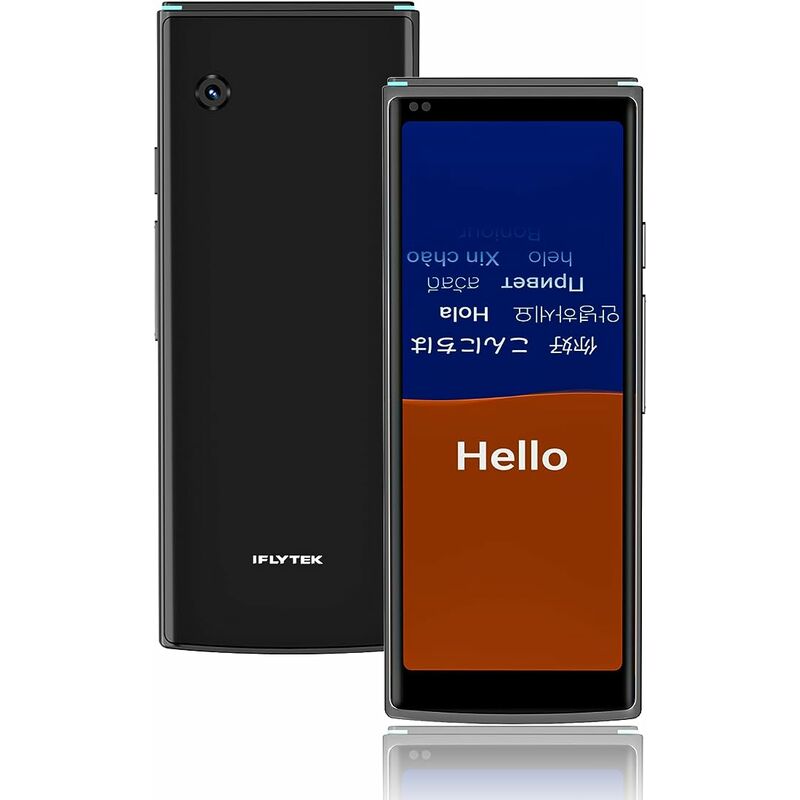 Iflytek - Smart Translator Traducteur Vocal Instantané, traducteur vocal en Ligne Pour 60 langues,Traducteur Avec Synthèse Vocale Pour Voyages,