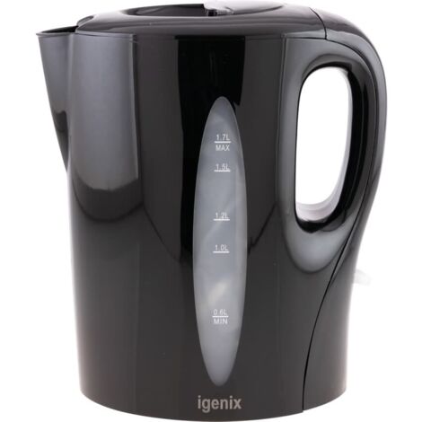 Igenix 1.7LTR Black Cordless Jug Kettle