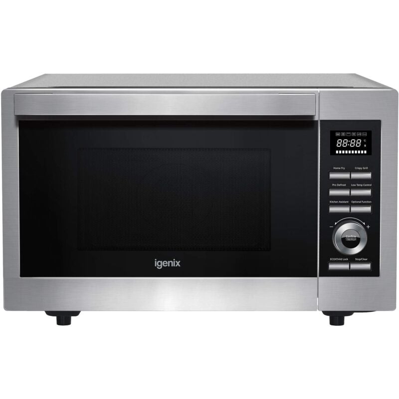 Digital Combination Microwave with Grill, 30 Litre Capacity, 1000W - IG3095 - Igenix