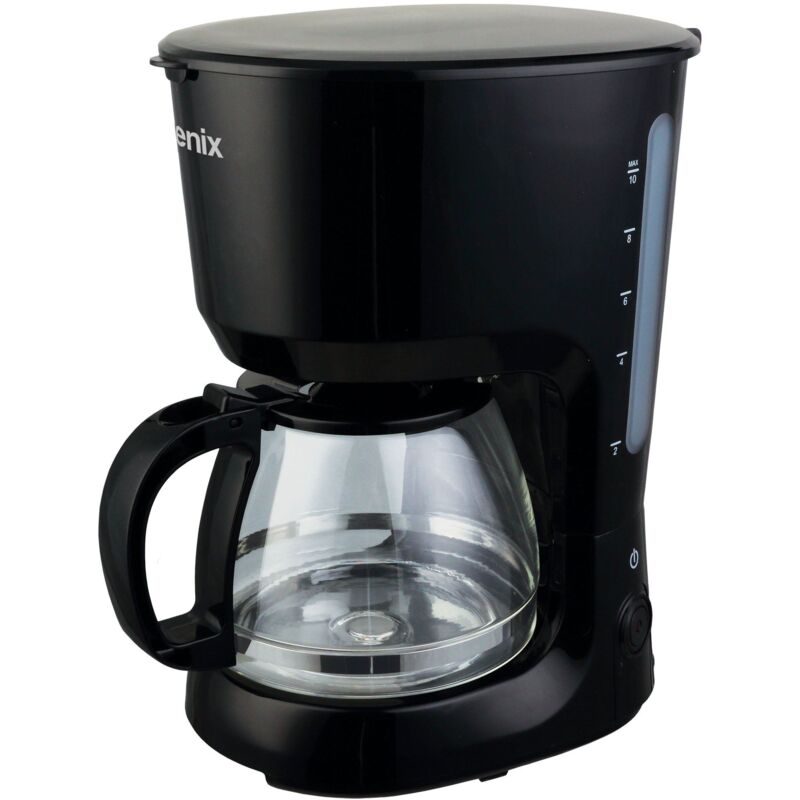 Igenix - Filter Coffee Machine, 10 Cup Carafe, Black - IG8127