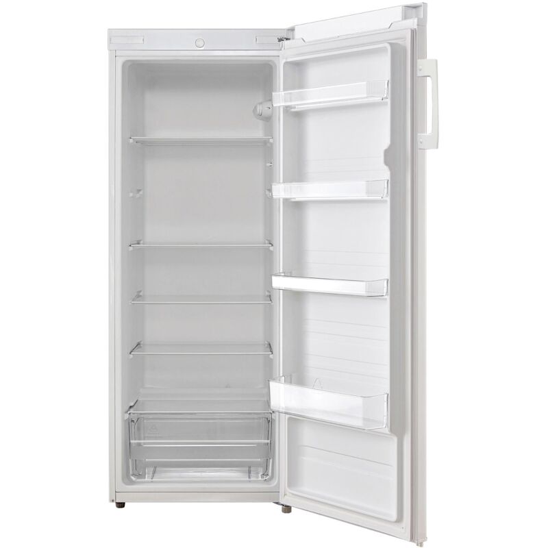 Igenix IGTL055W Freestanding Tall Larder Fridge, 235 Litre Capacity, 55 cm Wide, White