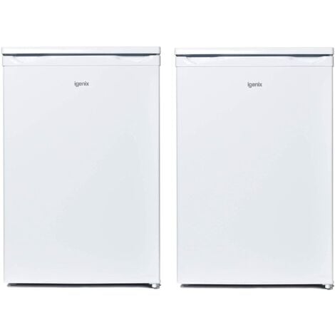 Igenix Freestanding Under Counter Larder Fridge & Freezer Set, White IGFRW/PACK