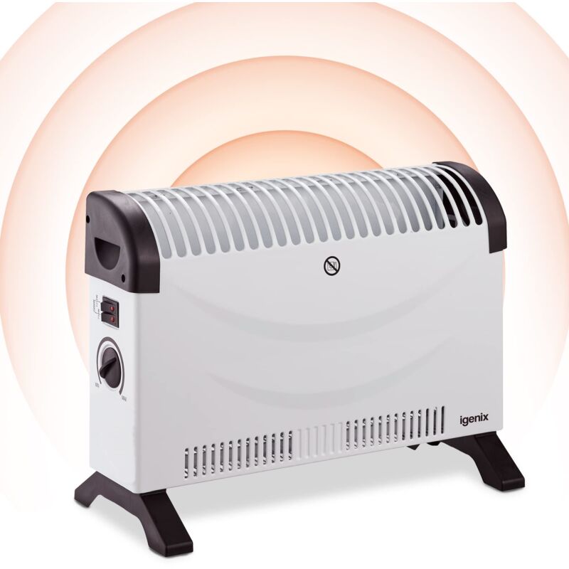 Igenix - Portable Convector Heater, 3 Heat Settings, 2000W - IG5200