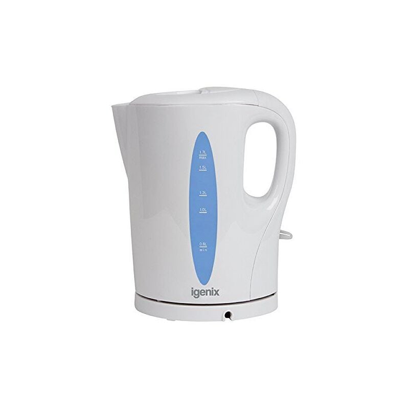 1.7 Litre Cordless Jug Kettle, 2200W, White - IG7270 - Igenix