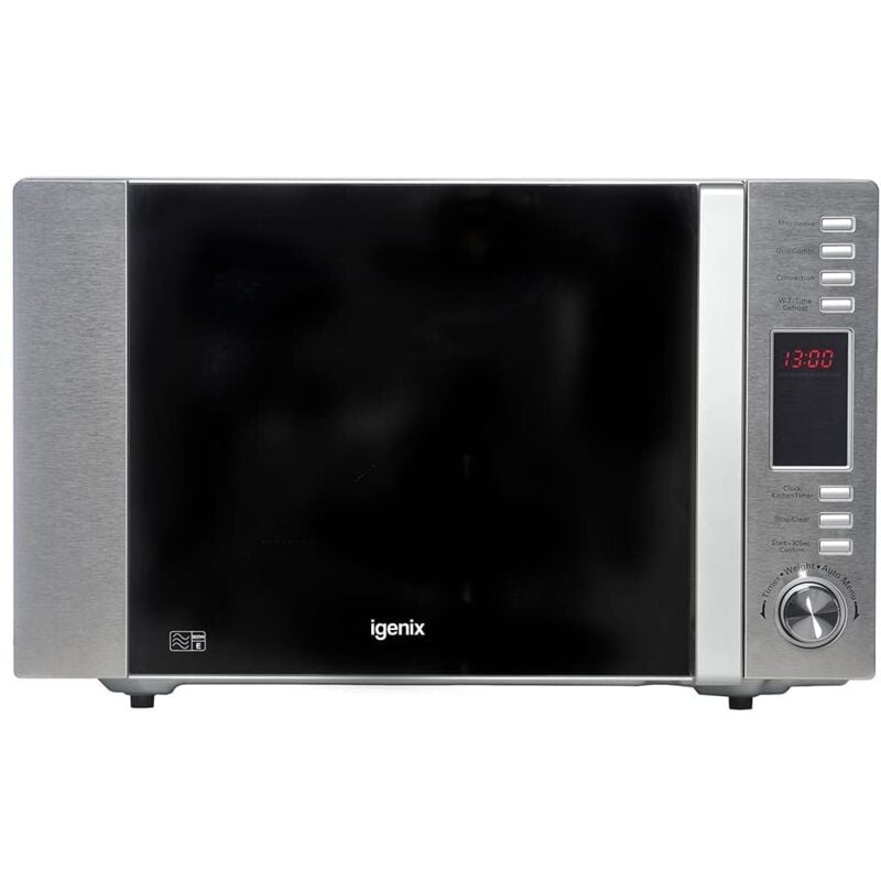 Microwave with Grill & Convection , 30 Litre, 900W, Stainless Steel - IG3091 - Igenix