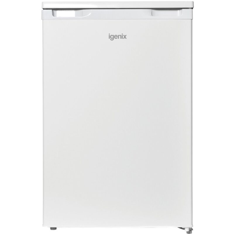 Igenix Inox 85cm Under Counter Fridge with 4-Star Ice Box - Metallic Grey, Silver