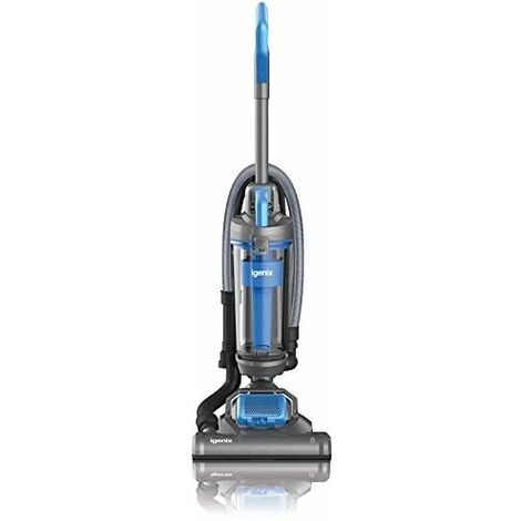 Igenix Upright Bagless Vacuum Cleaner, 3 Litre Dust Tank, 400W, Grey/Blue - IG2430 - Grey