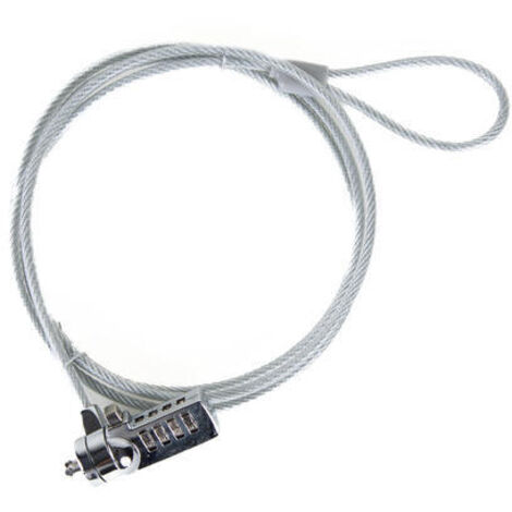 iggual Cable seguridad candado 4 dÃ­gitos SECURE 4D