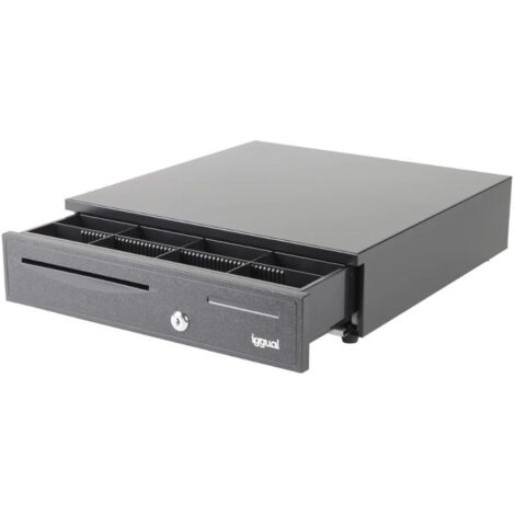 iggual Cajón portamonedas IRON-20 42cm 4+8 negro