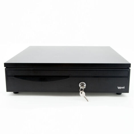 iggual Cajón Portamonedas IRON-30 42cm 5+5 negro