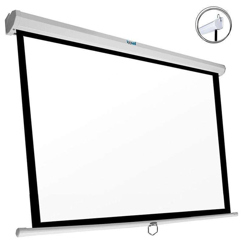 Schermo da parete 200x200 cm - Iggual