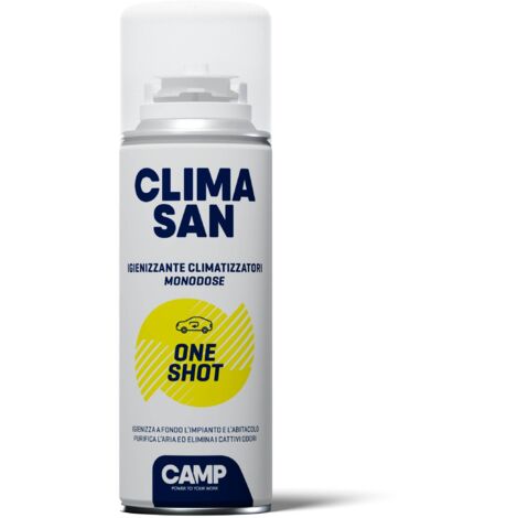Igienizzante climatizzatori monodose climasan auto one shot ml 200