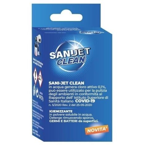 Igienizzante in polvere Ariete Sani Jet Clean 10 bustine 70 grammi
