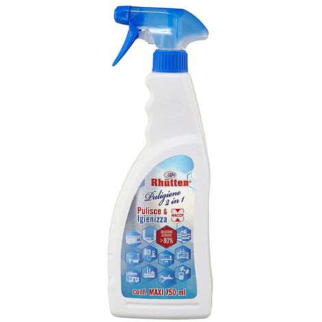 Igienizzante Puligiene 2 In 1 Spray Rhutten Ml 750 Haccp