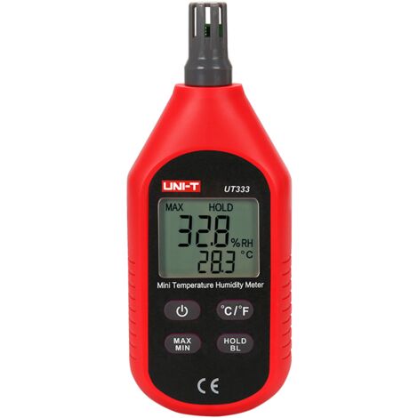 Igrometro digitale per temperatura e umidità portatile da interno UNI-T UT-333