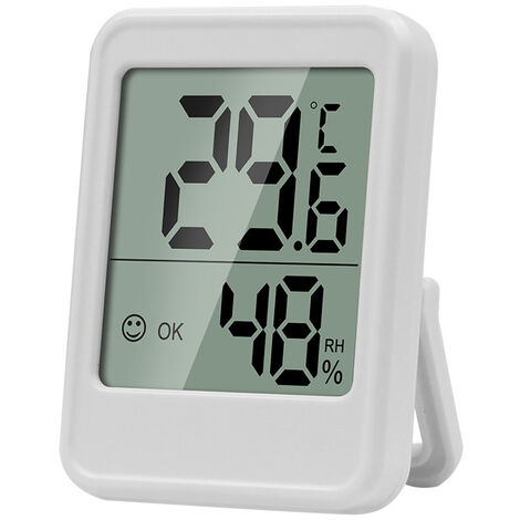 temperatura igrometro digitale per casa 2 pezzi Souarts Termometro per ambienti interni 