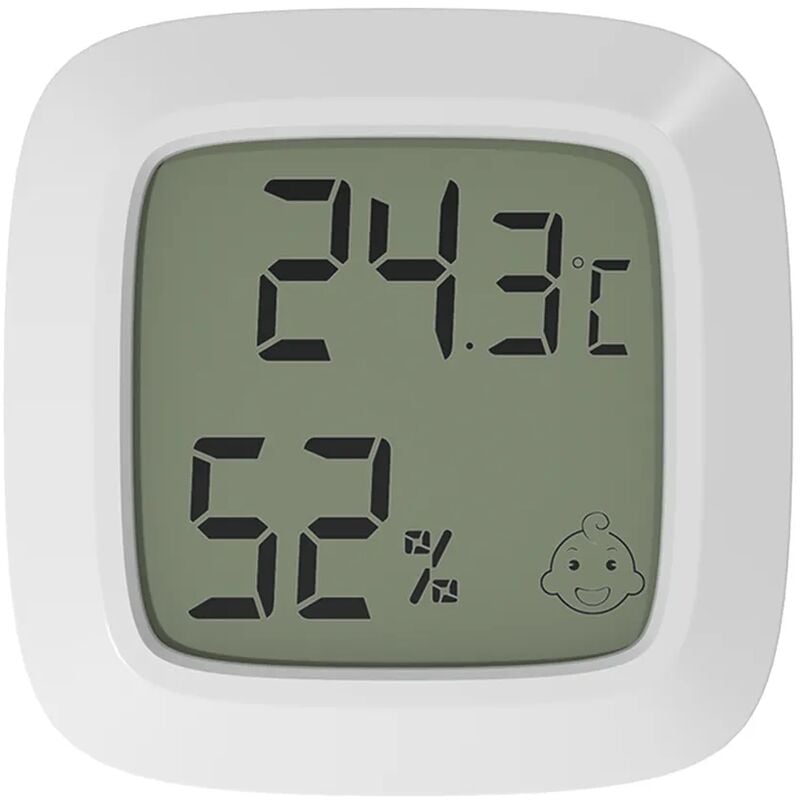Image of Fortuneville - Igrometro per interni Termometro accurato Mini monitor di umidità Parete magnetica da tavolo Facile installazione Misuratore