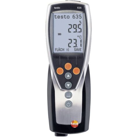 Igrometro Testo 635-1 display punto di rugiada IP65