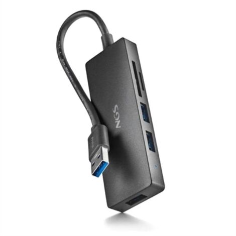 IHUB READER USB 3.2 Gen 1 (3.1 Gen 1) Type-A 5000 Mbit/s Negro