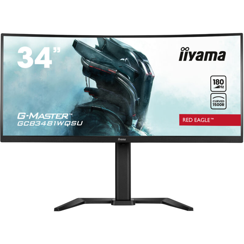 Iiyama - Ecran pc 34'' G-Master Red Eagle, 3440x1440a180Hz, dalle va Curved, FreeSync Pre...