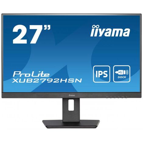 Monitor PC 27 Pollici 4K Ultra HD Display LCD IPS colore Nero 9H