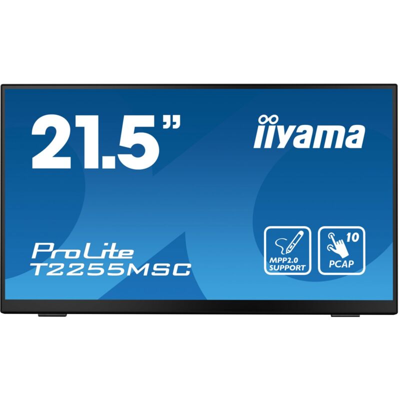 ProLite T2255MSC-B1 54,5cm (21,5') 10-Punkt Multitouch-Monitor FullHD ips - Iiyama