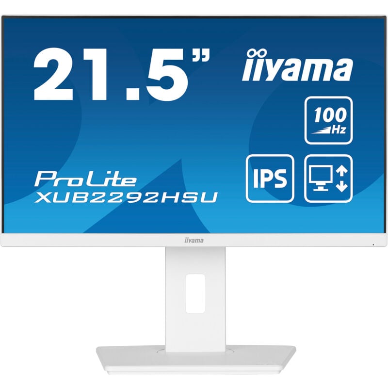 ProLite XUB2292HSU-W6 54,6cm (21,5') fhd ips Monitor hdmi/dp/usb 100Hz - Iiyama