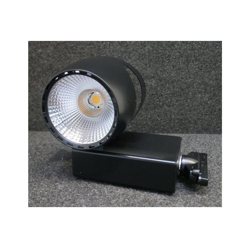 Projecteur intérieur led noir orientable 270x164x188m pour rail 1 allumage 40W 3000K 4000lm 60° alim 230V IP20 Ikar Aric Projecteur intérieur led noir orientable 270x164x188m pour rail 1 allumage 40W 3000K 4000lm 60° alim 230V IP20 Ikar Aric