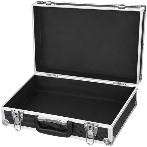 iKayaa 3PCS Boîte à Outils Portable Multi-usage Cadre en Aluminium Dur Mallette de Transport Outil de Verrouillage Mallette de Rangement avec Poignée Grande/Moyenne/Petite Taille -