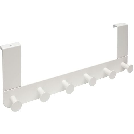 Ikea Enudden Attaccapanni per Porta, Plastica, Bianco, 37x6x5 cm