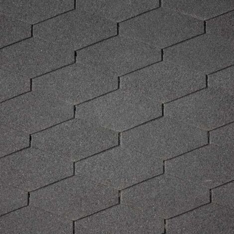 IKO Monarch Diamant Polymerbitumen-Dreieckschindel Farbe: 01 Schwarz 2,46m² Paket