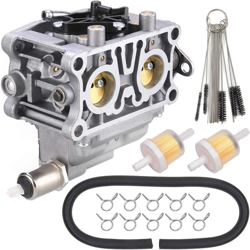Ikodm - 16100-Z0A-815 Carburateur avec deux filtres à huile tuyau d'huile outil de nettoyage pour 16100Z0A815 GCV530 GCV530U GXV530 GXV530R GXV530U
