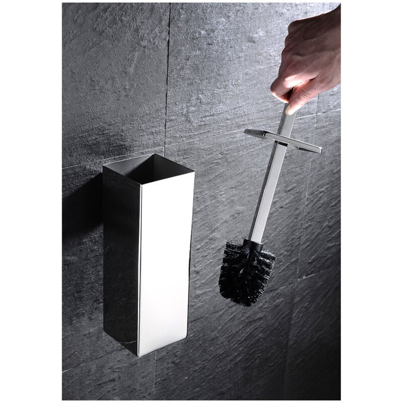 360S1 Brosse wc Silicone et Support Design Brosse Toilette Silicone SUS304 Brosse à Toilettes en Acier Inoxydable Brosse wc Design Balai Brosse wc