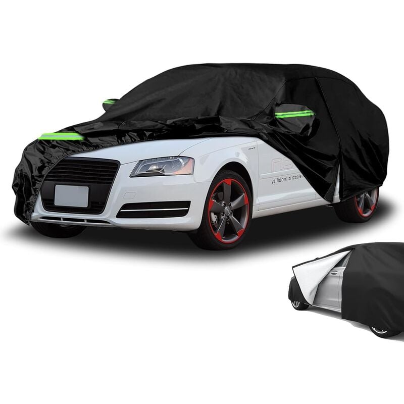 Housse de voiture d'hiver - Bâche de protection de voiture de qualité supérieure - Imperméable à l'eau et à la poussière - Pour hayon (430 x 170 x