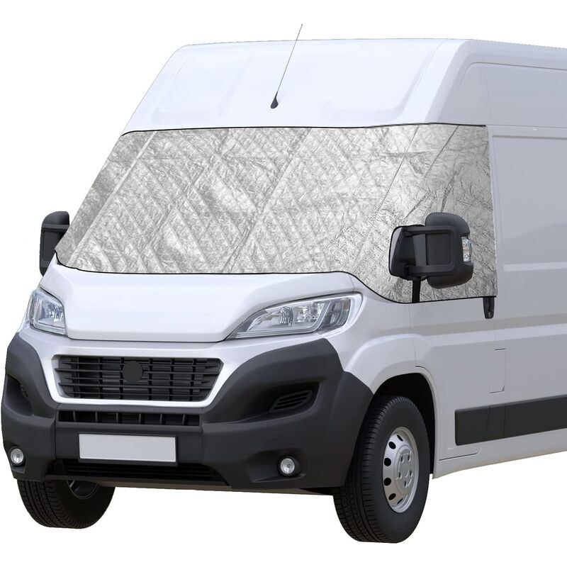 Pare-Brise de Voiture Couverture D'écran Thermique Contre la Glace Anti-Neige Soleil Frost écran de Protection Solaire pour Ducato - Ikodm